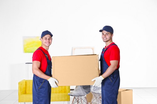 Professional house removalists preparing for a move in Islington