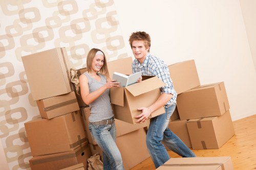 Efficient loading of belongings into a moving truck